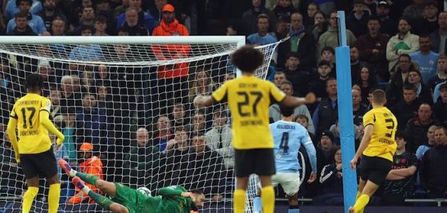 مانشستر سيتي يكتسح بوروسيا دورتموند برباعية في دوري أبطال أوروبا